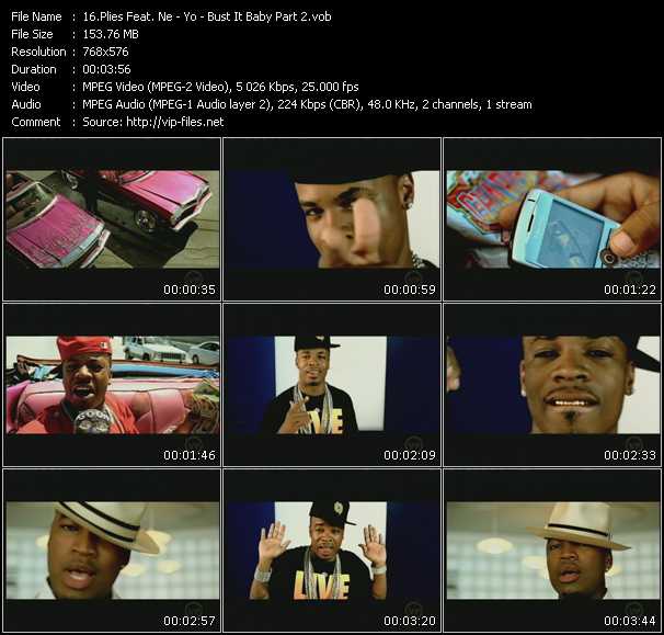 Plies Feat. Ne-Yo video ”Bust It Baby Part 2” from dvd ”The Video Pool UK September 2008”