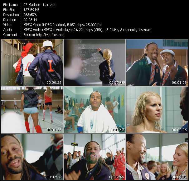 Madcon video ”Liar” from dvd ”The Video Pool UK November 2008”