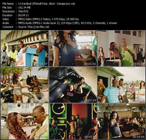 Kardinal Offishall Feat. Akon video ”Dangerous” from dvd ”The Video Pool UK November 2008”