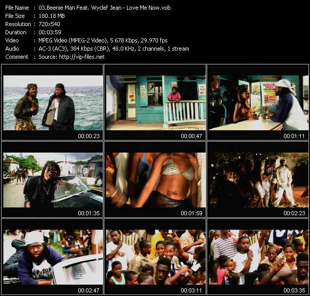 Beenie Man Feat. Wyclef Jean video ”Love Me Now” from dvd ”ETV Network Vital Hitz 2031 April 2000”