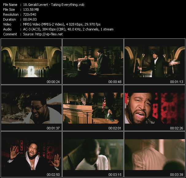 Gerald Levert video ”Taking Everything” from dvd ”ETV Network Vital Hitz 2019 April 1999”