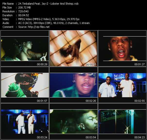 Timbaland Feat. Jay-Z video ”Lobster And Shrimp” from dvd ”ETV Network Vital Hitz 2019 April 1999”