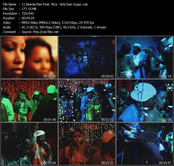 Beenie Man Feat. Mya video ”Girls Dem Sugar” from dvd ”ETV Network Vital Hitz 2035 August 2000”