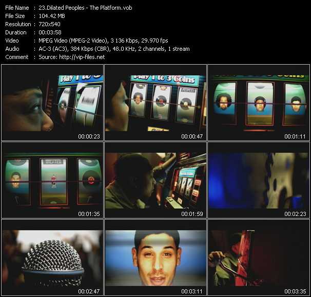 Dilated Peoples video ”The Platform” from dvd ”ETV Network Vital Hitz 2035 August 2000”