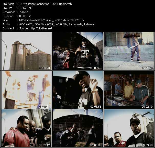 Westside Connection video ”Let It Reign” from dvd ”ETV Network Vital Hitz 2023 August 1999”