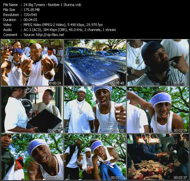 Big Tymers video ”Number 1 Stunna” from dvd ”ETV Network Vital Hitz 2036 September 2000”