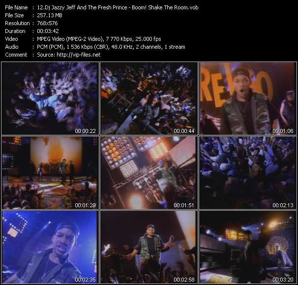 Dj Jazzy Jeff And The Fresh Prince video ”Boom! Shake The Room” from dvd ”MixMash 90s Classics Pop Vol.1”