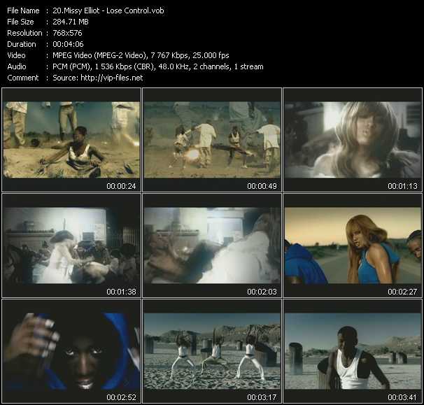 Missy Elliott Feat. Ciara And Fatman Scoop video ”Lose Control” from dvd ”MixMash Dance July 2005”