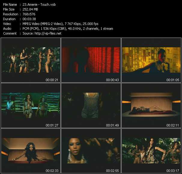 Amerie video ”Touch” from dvd ”MixMash Dance August 2005”