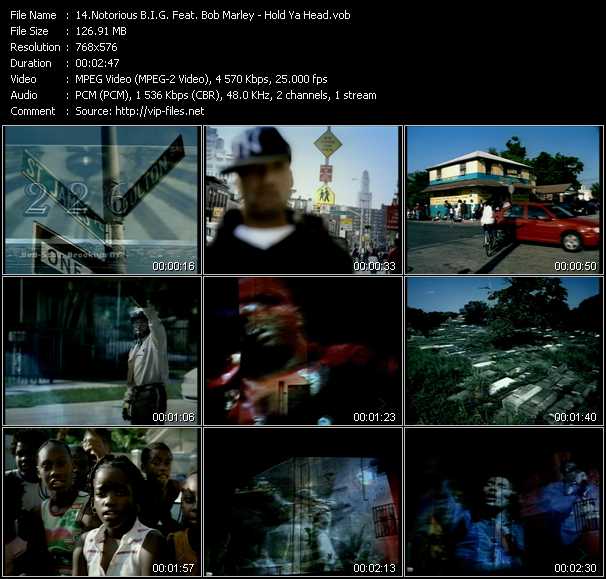 Notorious B.I.G. Feat. Bob Marley video ”Hold Ya Head” from dvd ”MixMash Dance August 2007”