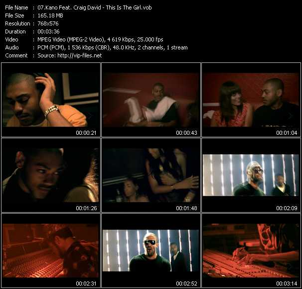 Kano Feat. Craig David video ”This Is The Girl” from dvd ”MixMash Dance September 2007”