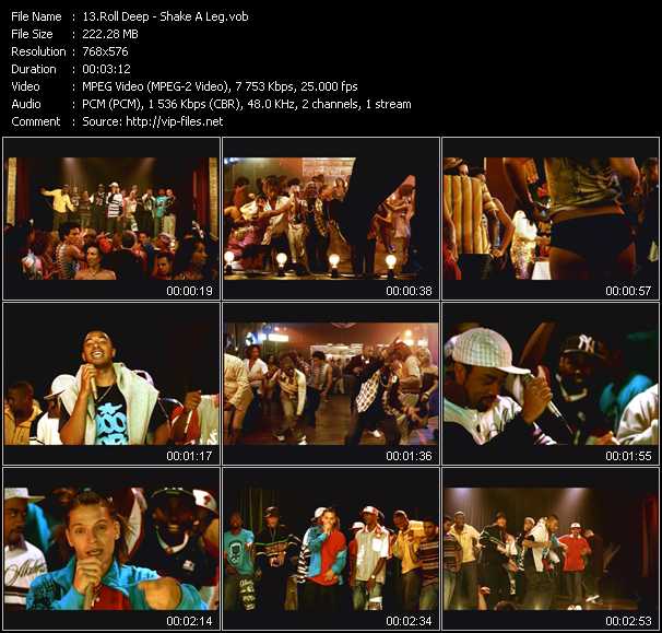 Roll Deep video ”Shake A Leg” from dvd ”MixMash Dance October 2005”