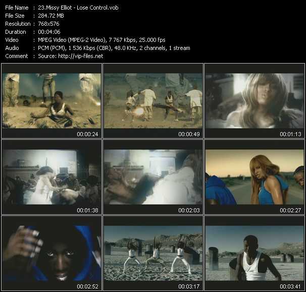 Missy Elliott Feat. Ciara And Fatman Scoop video ”Lose Control” from dvd ”MixMash Pop July 2005”