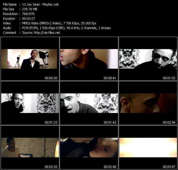 Jay Sean video ”Maybe” from dvd ”MixMash Urban April 2008”