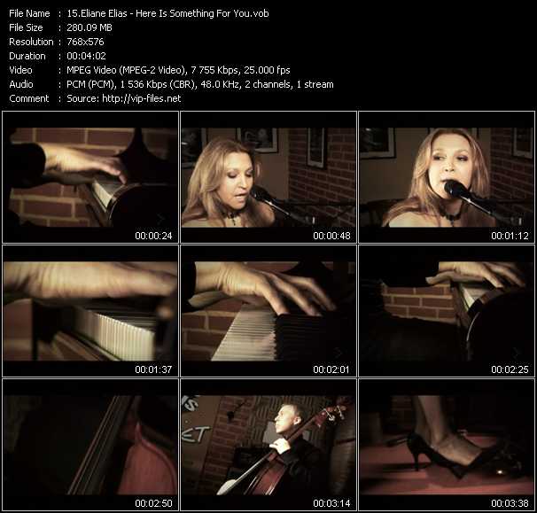 Eliane Elias video ”Here Is Something For You” from dvd ”MixMash Urban April 2008”