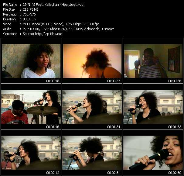 Nneka video ”Heartbeat” from dvd ”MixMash Urban April 2008”