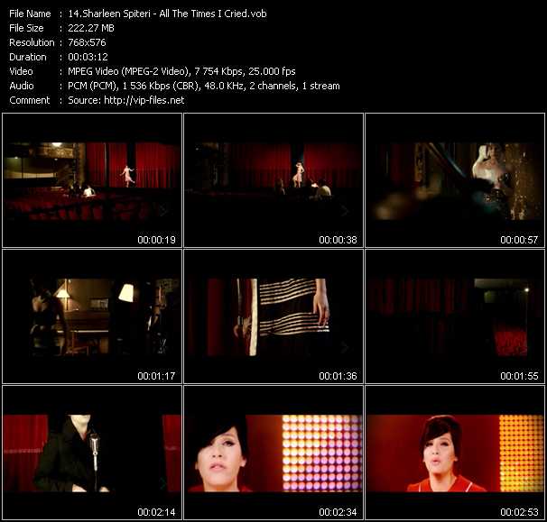 Sharleen Spiteri video ”All The Times I Cried” from dvd ”MixMash Urban July 2008”