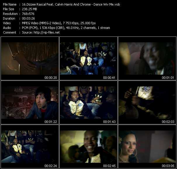 Dizzee Rascal Feat. Calvin Harris And Chrome video ”Dance Wiv Me” from dvd ”MixMash Urban August 2008”