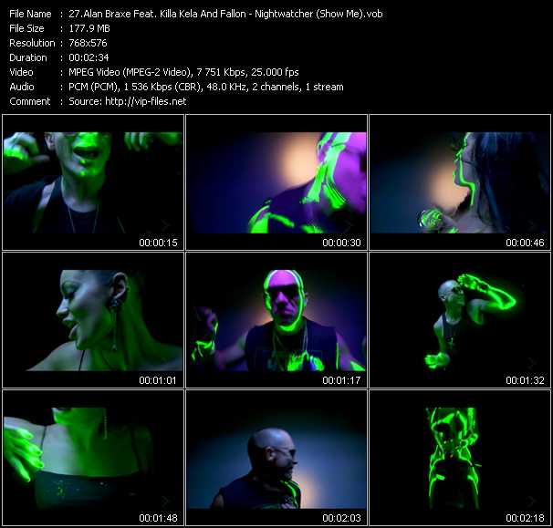 Alan Braxe Feat. Killa Kela And Fallon video ”Nightwatcher (Show Me)” from dvd ”MixMash Urban August 2008”