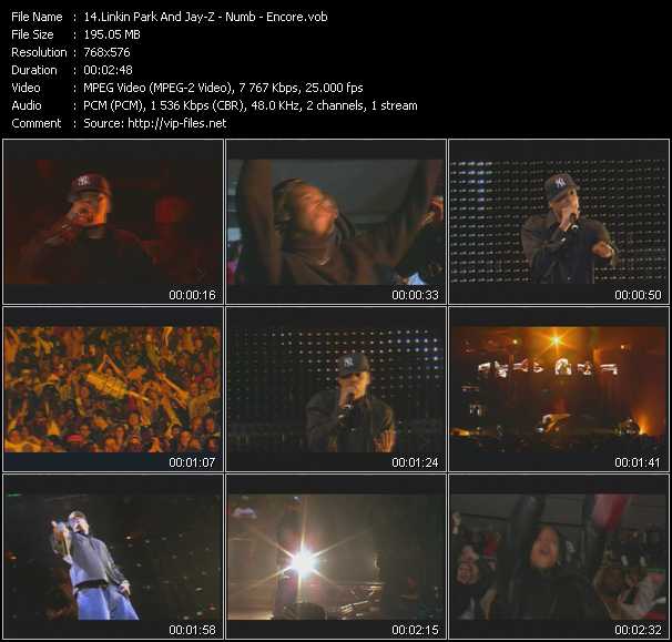 Linkin Park And Jay-Z video ”Numb - Encore” from dvd ”MixMash Urban September 2004”