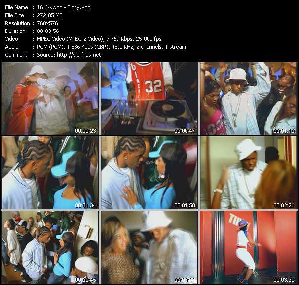 J-Kwon video ”Tipsy” from dvd ”MixMash Urban September 2004”