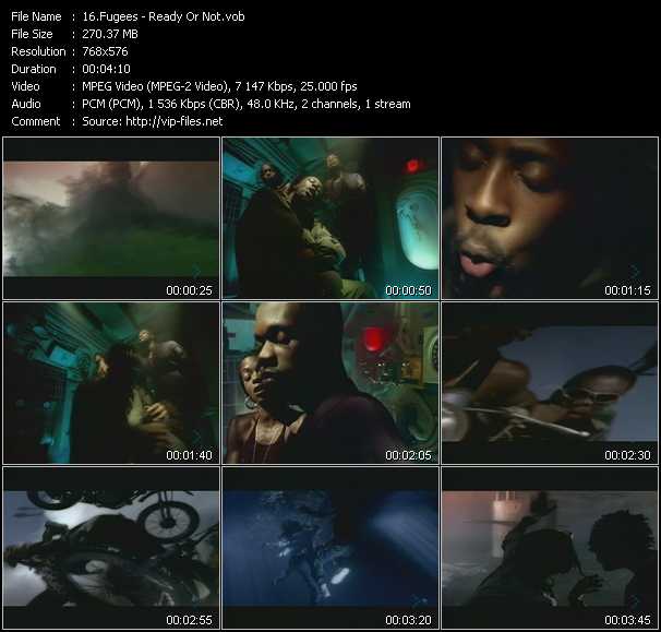 Fugees video ”Ready Or Not” from dvd ”MixMash Urban Classics Vol.10”