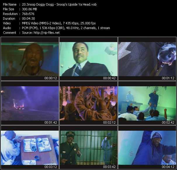 Snoop Dogg video ”Snoop's Upside Ya Head” from dvd ”MixMash Urban Classics Vol.10”