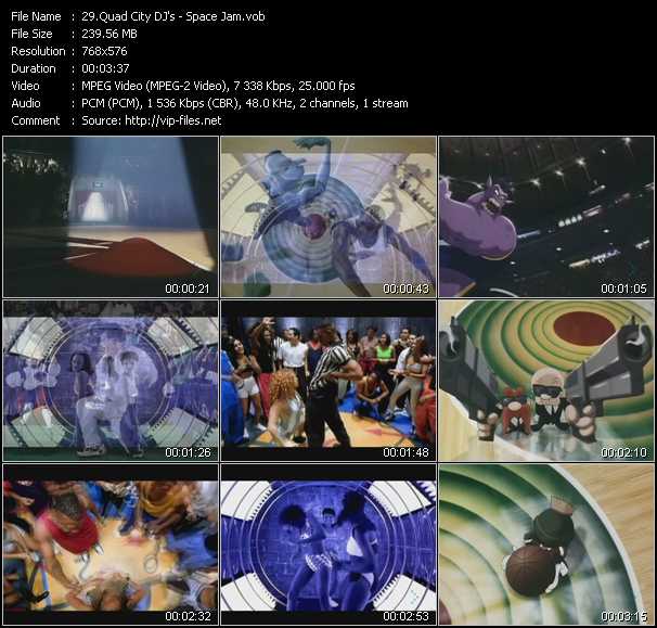 Quad City Dj's video ”Space Jam” from dvd ”MixMash Urban Classics Vol.10”