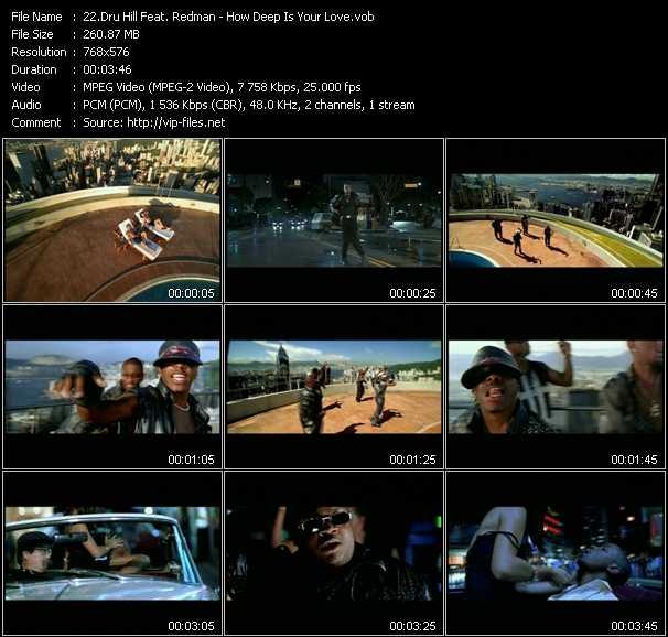 Dru Hill Feat. Redman video ”How Deep Is Your Love” from dvd ”MixMash Urban Classics Vol.11”