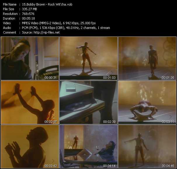 Bobby Brown video ”Rock Wit'cha” from dvd ”MixMash Urban Classics Vol.9”