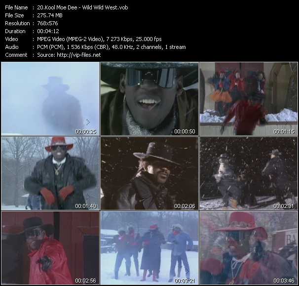 Kool Moe Dee video ”Wild Wild West” from dvd ”MixMash Urban Classics Vol.9”