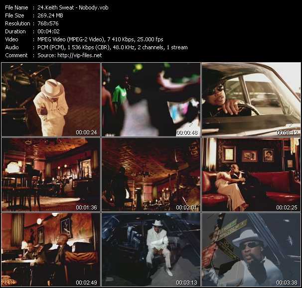 Keith Sweat video ”Nobody” from dvd ”MixMash Urban Classics Vol.9”