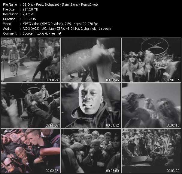 Onyx Feat. Biohazard video ”Slam (Bionyx Remix)” from dvd ”Onyx. 15 Years Of Videos, History And Violence”