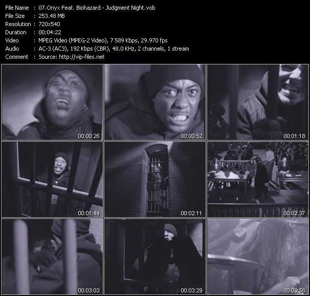 Onyx Feat. Biohazard video ”Judgment Night” from dvd ”Onyx. 15 Years Of Videos, History And Violence”