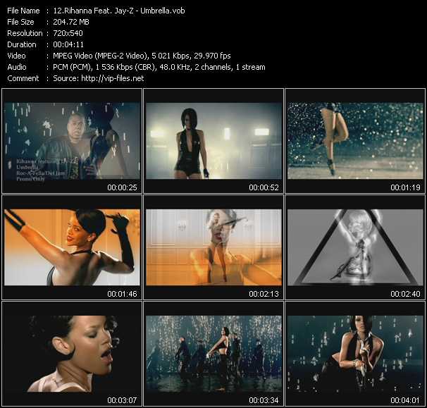 Rihanna Feat. Jay-Z video ”Umbrella” from dvd ”Hot Video Classics Best Of 2007 Vol.1”