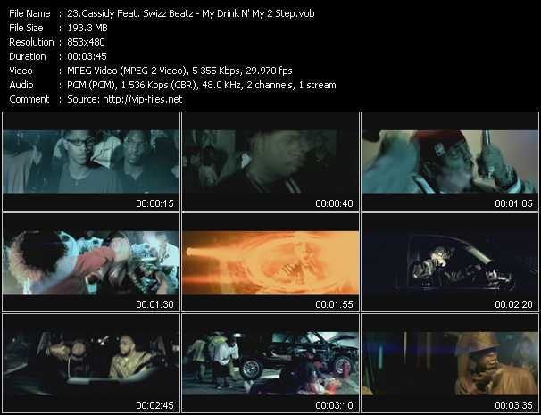 Cassidy Feat. Swizz Beatz video ”My Drink N' My 2 Step” from dvd ”Hot Video Classics Best Of 2007 Vol.2”