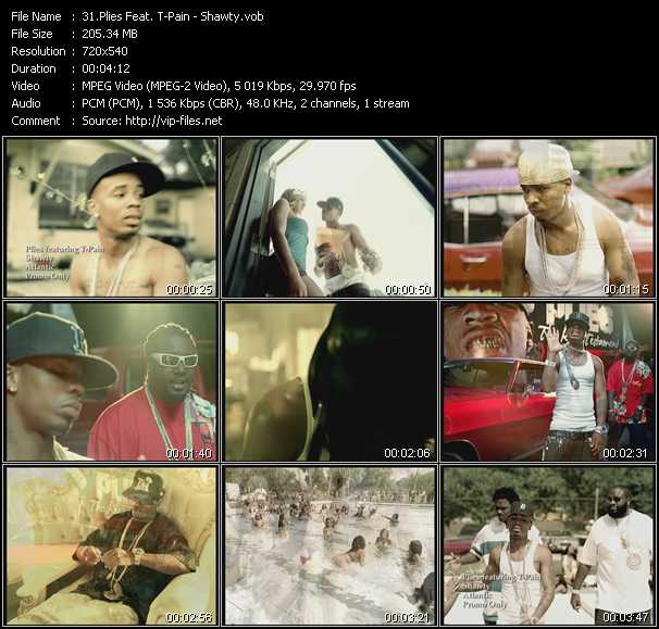 Plies Feat. T-Pain video ”Shawty” from dvd ”Hot Video Classics Best Of 2007 Vol.2”