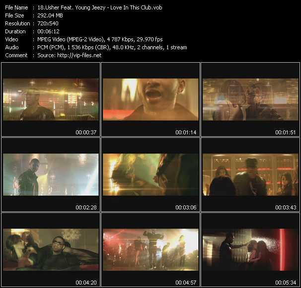 Usher Feat. Young Jeezy video ”Love In This Club” from dvd ”Hot Video Classics Best Of 2008 Vol.1”