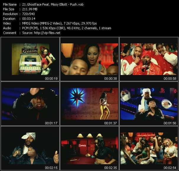 Ghostface Killah Feat. Missy Elliott video ”Push” from dvd ”Canada Hot Video June 2004”