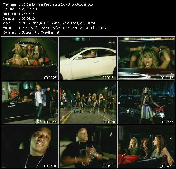 Danity Kane Feat. Yung Joc video ”Showstopper” from dvd ”UK Chart Video February 2007”