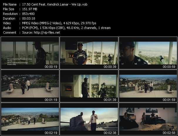 50 Cent Feat. Kendrick Lamar video ”We Up” from dvd ”Hot Video May 2013”