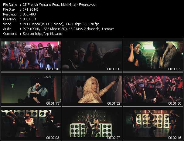 French Montana Feat. Nicki Minaj video ”Freaks” from dvd ”Hot Video May 2013”