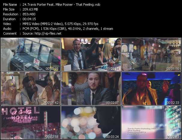 Travis Porter Feat. Mike Posner video ”That Feeling” from dvd ”Hot Video November 2012”