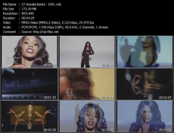 Azealia Banks video ”1991” from dvd ”Hot Video November 2012”