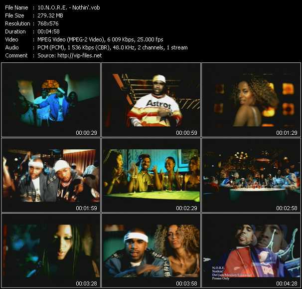 N.O.R.E. video ”Nothin'” from dvd ”UK Chart Video August 2002”