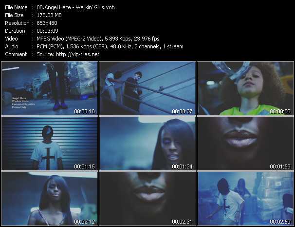 Angel Haze video ”Werkin' Girls” from dvd ”Urban Video March 2013”