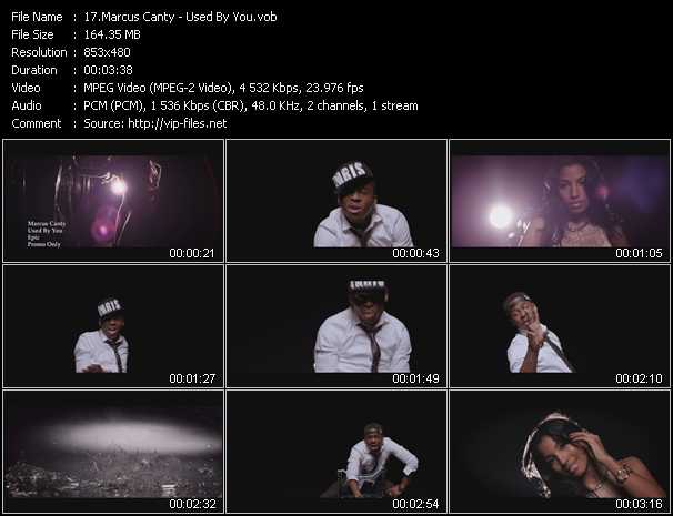 Marcus Canty video ”Used By You” from dvd ”Urban Video March 2013”