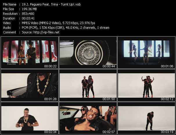 J. Peguero Feat. Trina video ”Turnt Up!” from dvd ”Urban Video March 2013”