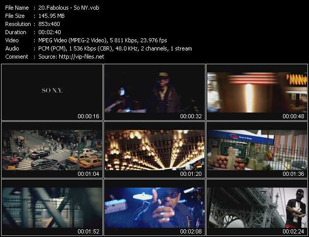 Fabolous video ”So NY” from dvd ”Urban Video March 2013”