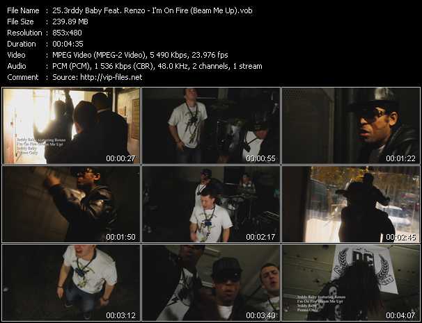 3rddy Baby Feat. Renzo video ”I'm On Fire (Beam Me Up)” from dvd ”Urban Video March 2013”